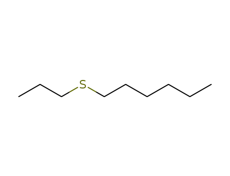 Molecular Structure of 24768-43-2 (1-(propylsulfanyl)hexane)