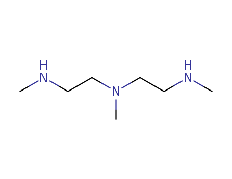 105-84-0,1,2-Ethanediamine,N1,N2-dimethyl-N1-[2-(methylamino)ethyl]-,1,2-Ethanediamine,N,N'-dimethyl-N-[2-(methylamino)ethyl]- (9CI);Diethylenetriamine,1,4,7-trimethyl- (6CI,7CI,8CI);1,4,7-Trimethyl-1,4,7-triazaheptane;1,4,7-Trimethyldiethylenetriamine;N,N',N''-Trimethyldiethylenetriamine;N,N'-Dimethyl-N-[2-(methylamino)ethyl]-1,2-ethanediamine;N,N'-Dimethyl-N-[2-(methylamino)ethyl]ethylenediamine;NSC 166321;