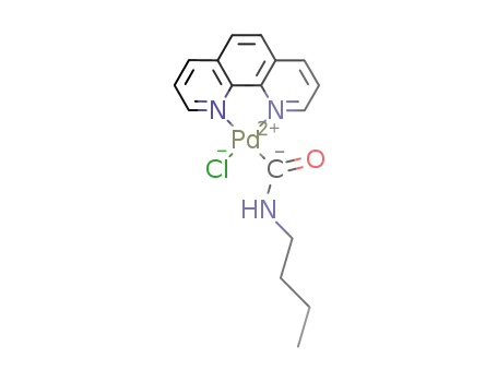PdCl(CONHC4H9)(1,10-phenanthroline)