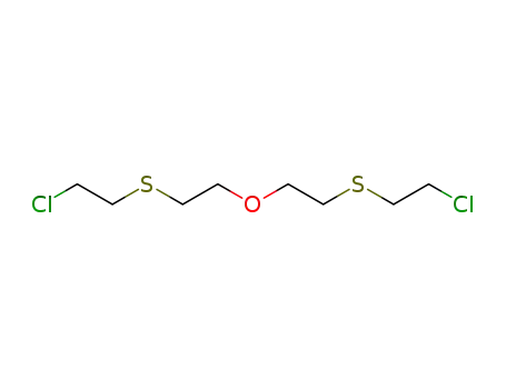 Molecular Structure of 63918-89-8 (BIS(2-(2-CHLOROETHYLTHIO)ETHYL)ETHER)