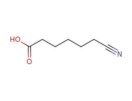 Molecular Structure of 5602-19-7 (6-Cyanohexanoic acid)