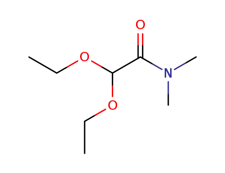 Molecular Structure of 34640-92-1 (2,2-Diethoxy-N,N-diMethylacetaMide)