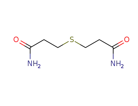 Molecular Structure of 5459-10-9 (3-[(3-AMINO-3-OXOPROPYL)THIO]PROPANAMIDE)