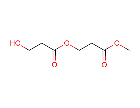 Molecular Structure of 27313-49-1 (Propanoic acid, 3-hydroxy-, 3-methoxy-3-oxopropyl ester)