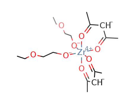 zirconium (OCH2CH2OCH2CH3)2-bis(acetylacetonate)