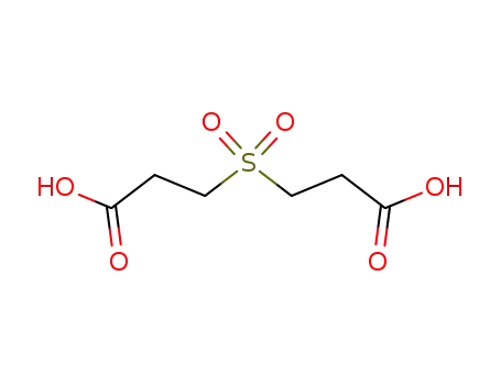 Molecular Structure of 6291-88-9 (3,3'-sulphonyldipropionic acid)
