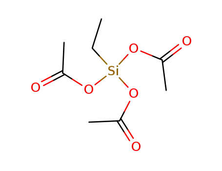 Molecular Structure of 17689-77-9 (Silanetriol, 1-ethyl-,1,1,1-triacetate)