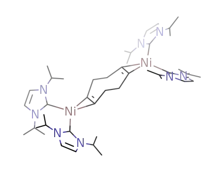 [Ni2(1,3-diisopropyl-imidazolin-2-ylidene)4(μ-1,5-cyclooctadiene)]