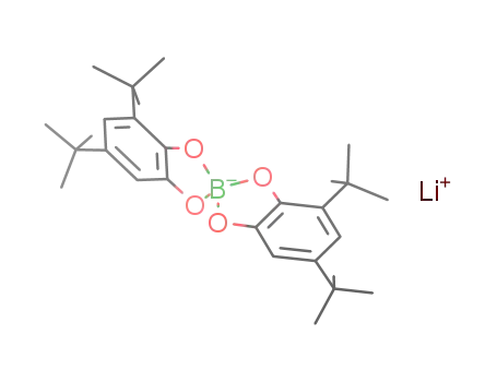 lithium bis(3,5-di-tert-butylcatecholato)borate