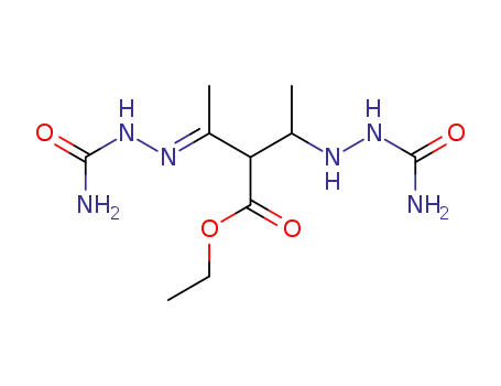 2-(1-semicarbazido-ethyl)-3-semicarbazono-butyric acid ethyl ester