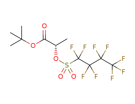 (-)-(2S)-(nonafluorobutane-1-sulfonyloxy)-propionic acid tert-butyl ester