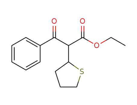 ethyl 3-oxo-3-phenyl-2-(tetrahydrothiophen-2-yl)propanoate