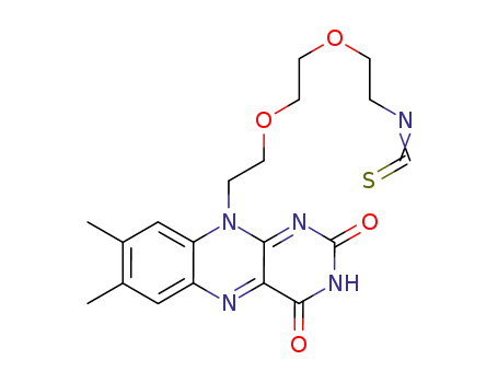 10-(8'-isothiocyanato-3',6'-dioxaoct-1'-yl)-7,8-dimethylbenzo[g]pteridine-2,4-dione