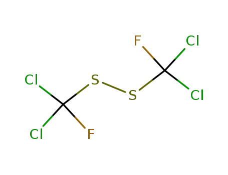 Molecular Structure of 675-63-8 (Disulfide, bis(dichlorofluoromethyl))