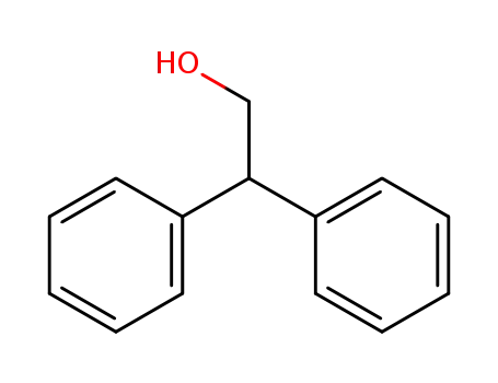 Molecular Structure of 1883-32-5 (2,2-Diphenylethanol)