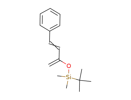 Molecular Structure of 130043-06-0 (Silane,
(1,1-dimethylethyl)dimethyl[(1-methylene-3-phenyl-2-propenyl)oxy]-)