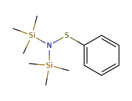 Molecular Structure of 17745-52-7 (Benzenesulfenamide, N,N-bis(trimethylsilyl)-)