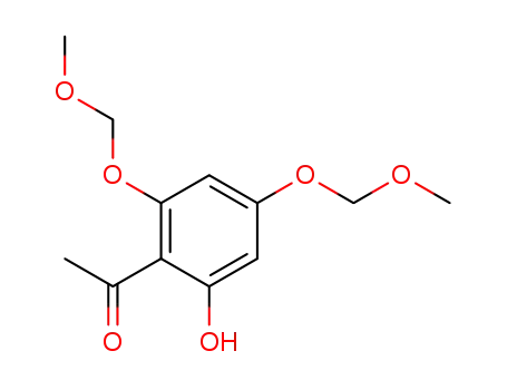 Molecular Structure of 65490-09-7 (Ethanone, 1-[2-hydroxy-4,6-bis(methoxymethoxy)phenyl]-)