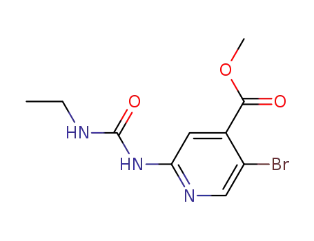 methyl 5-bromo-2-(3-ethylureido)isonicotinate