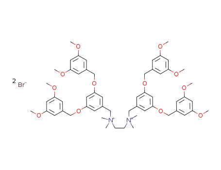N,N'-ethane-1,2-diyl N,N'-[3,5-bis(3,5-dimethoxybenzyloxy)benzyloxy] N,N,N',N'-tetramethylammonium dibromide