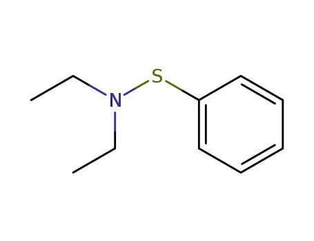 Molecular Structure of 6667-19-2 (Benzenesulfenamide, N,N-diethyl-)