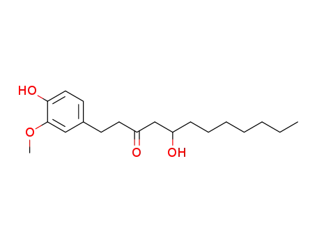 5-hydroxy-1-(4-hydroxy-3-methoxyphenyl)dodecan-3-one