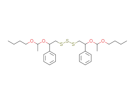 2-{3-[2-(1-butoxyethoxy)-2-phenylethyl]trisulfanyl}-1-phenylethyl 1-butoxyethyl ether