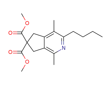 dimethyl 3-butyl-1,4-dimethyl-6,7-dihydro-5H-cyclopenta[c]pyridine-6,6-dicarboxylate