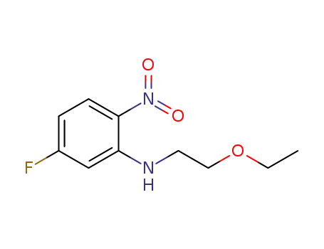 N-(2-ethoxyethyl)-5-fluoro-2-nitroaniline