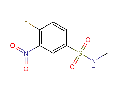 4-fluoro-N-methyl-3-nitrobenzenesulfonamide