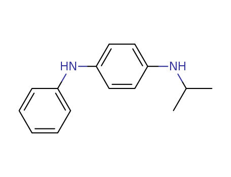 101-72-4,N-Isopropyl-N'-phenyl-1,4-phenylenediamine,N-Isopropyl-N'-phenyl-1,4-phenylenediamine;Dusantox IPPD;Flexzone 3C;N-(1-Methylethyl)-N'-phenyl-1,4-benzenediamine;N-2-Propyl-N'-phenyl-p-phenylenediamine;N-Isopropyl-N'-phenyl-1,4-benzenediamine;N-Isopropyl-N'-phenyl-p-phenyldiamine;N-Isopropyl-N'-phenyl-p-phenylenediamine;N-Phenyl-N1-isopropyl-p-phenylenediamine;N-Phenyl-N'-isopropyl-p-phenylenediamine;NA 4010;NSC 41029;Naugard I 4;Nocrac 3C;Nocrac 810MA;Nocrac 810NA;Nonox ZA;Orflex PP;Ozonone 3C;Permanax 115;Permanax IPPD;Santoflex 36;Santoflex IP;Santoflex IPPD;Vulkanox 4010NA;Vulkanox 4010NA-LG;Vulkanox 4020NA;Diaphene FP;