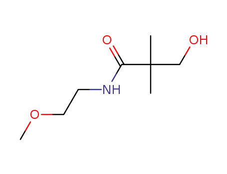 3-hydroxy-N-(2-methoxyethyl)-2,2-dimethylpropanamide