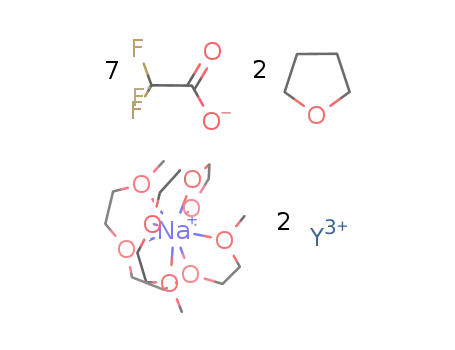 [Na(η4-triglyme)2][Y2(μ-η1:η1-trifluoroacetate)7(tetrahydrofuran)2]