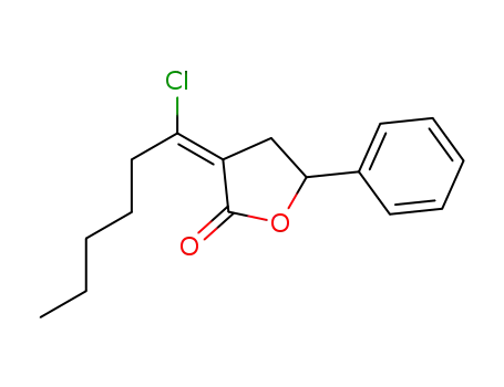 (E)-3-(1-chlorohexylidene)-dihydro-5-phenylfuran-2(3H)-one