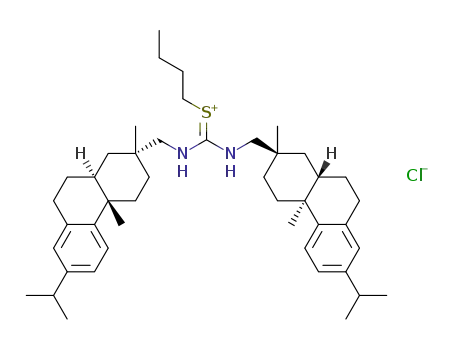 S-butyl-N,N'-bis(dehydroabietyl)thiouronium chloride