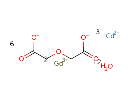 {[Gd2(oxydiacetate)6Cd3(H2O)6]·6H2O}n