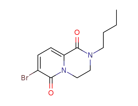 7-bromo-2-butyl-3,4-dihydro-1H-pyrido[1,2-a]pyrazine-1,6(2H)-dione