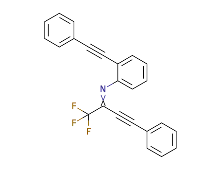 2-(phenylethynyl)-N-(1,1,1-trifluoro-4-phenylbut-3-yn-2-ylidene)aniline