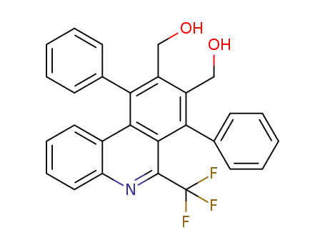 (7,10-diphenyl-6-(trifluoromethyl)phenanthridine-8,9-diyl)dimethanol