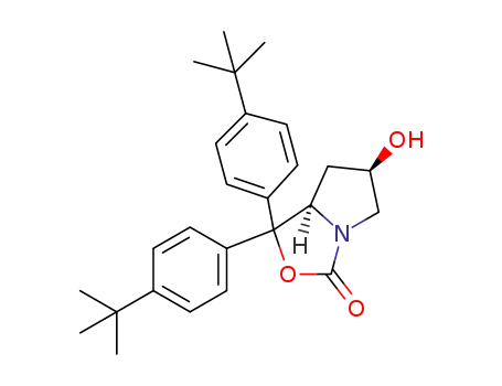 (5R,7R)-[3,3,0']-1-aza-2-oxo-3-oxa-4,4-bis-(4'-t-butylphenyl)-7-hydroxybicyclooctane