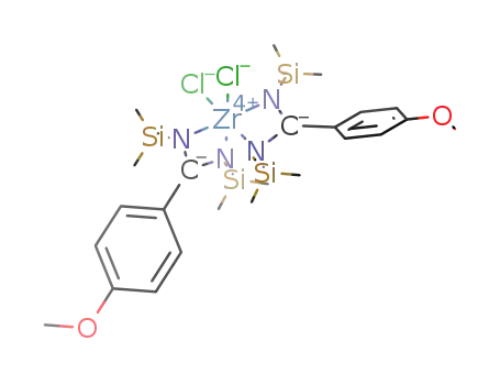 cis-[4-OMe(C6H4)C(NSiMe3)2]2ZrCl2