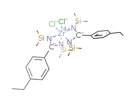 cis-[4-Et(C6H4)C(NSiMe3)2]2ZrCl2