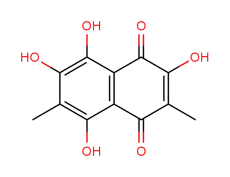 2,5,7,8-tetrahydroxy-3,6-dimethyl-1,4-naphthoquinone