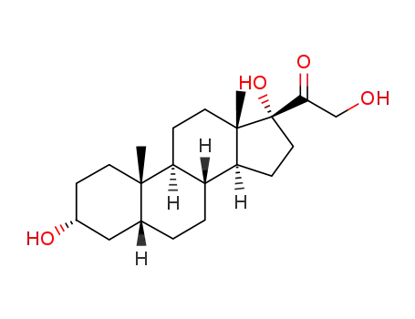 Molecular Structure of 68-60-0 (TETRAHYDROCORTEXOLONE)