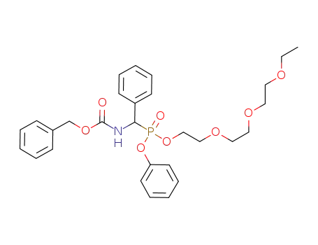 3,6,9-trioxaundecyl phenyl (benzyloxycarbonylamino)(phenyl)methylphosphonate