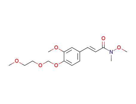 (2E)-N-methoxy-3-[3-methoxy-4-(2-methoxyethoxymethoxy)phenyl]-N-methylacrylamide