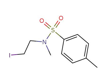 Molecular Structure of 3409-85-6 (N-(2-IODOETHYL)-N,4-DIMETHYLBENZENESULFONAMIDE)