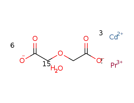{[Pr2((oxydiacetate))6Cd3(H2O)6]·9H2O}n