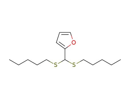 2-(bis(pentylthio)methyl)furan