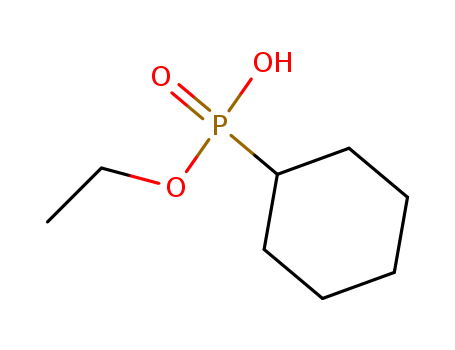 Phosphonic acid, cyclohexyl-, monoethyl ester